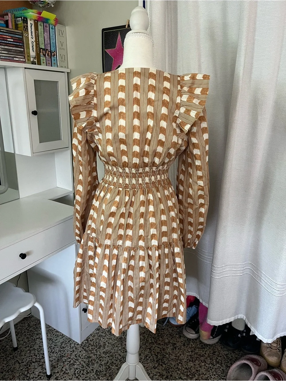 Derek Lam 10 Crosby Printed Mini Dress Fall 2023 Collection - Picture 4 of 5